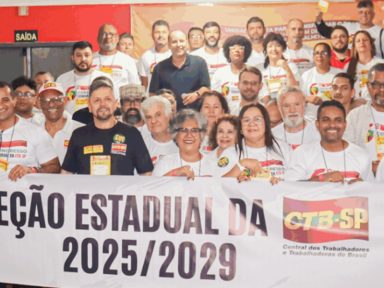 CTB-SP reelege Rene Vicente e intensifica luta contra privatizações de Tarcísio