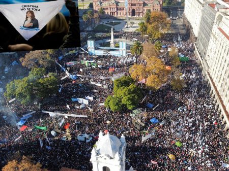 Apoio a Cristina mobiliza 500 mil nas ruas de Buenos Aires: “Voltaremos porque temos Pátria!”