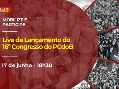 PCdoB lança 16º Congresso em live com participação de Luciana Santos e dirigentes nacionais