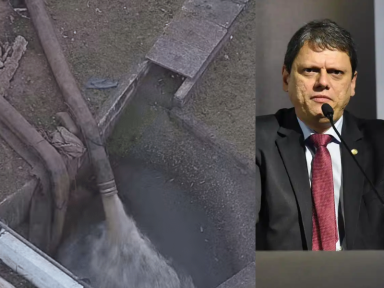 Tarcísio privatizou Sabesp com discurso de saneamento, mas defende despejo de esgoto no Tietê