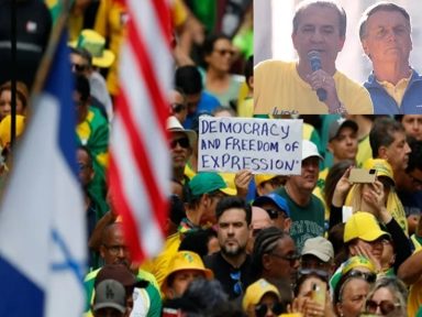 Bolsonaro defendeu crimes de Israel e EUA em ato na Avenida Paulista