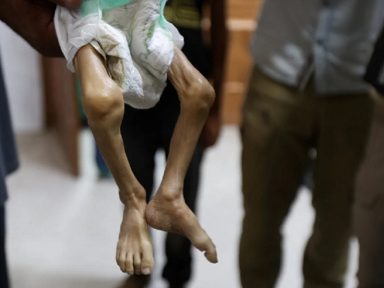 100.000 crianças correm risco de morrer pela fome, alertam autoridades palestinas em Gaza