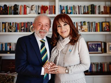 “Encontrei Cristina bem, com força e gana de luta”, disse Lula, após visita