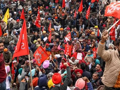 Greve geral mobiliza milhões de trabalhadores  na India contra ataque à Previdência e privatizações