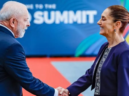 Lula e Claudia Sheinbaum se unem contra o tarifaço de Trump