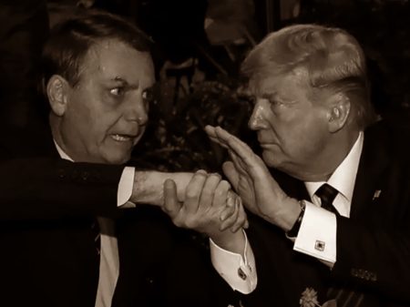 Nunca esteve tão explícita a traição de Bolsonaro ao Brasil
