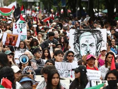 Mexicanos condenam a fome imposta por Israel a Gaza