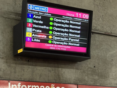 Pane na privatizada Linha Amarela prejudica população de São Paulo na manhã desta segunda