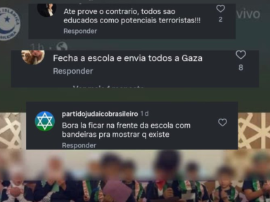 Crianças muçulmanas de escola em SP são alvo de campanha de ódio de sionistas