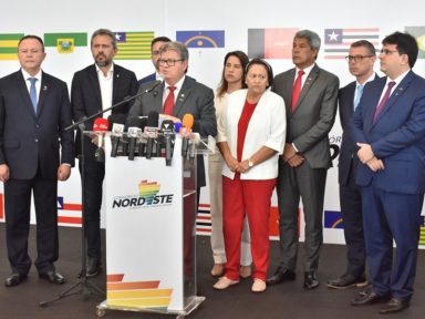 Governadores do Nordeste repudiam insultos e calúnias de Zema