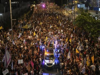 Multidão ocupa Tel Aviv contra decreto de Netanyahu para ocupar a Faixa de Gaza