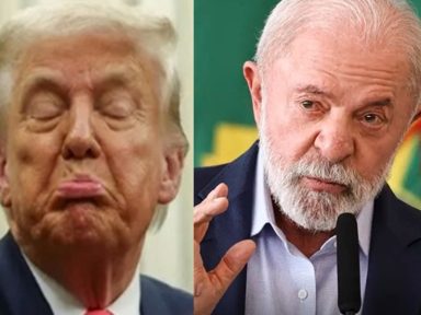 Lula rebate mais uma provocação de Trump: “Brasil não vai ficar de joelho”