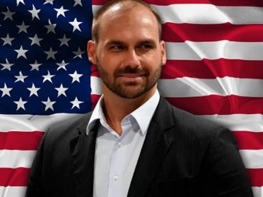 Quaest: 69% dos brasileiros condenam Eduardo Bolsonaro por conspirar contra o Brasil