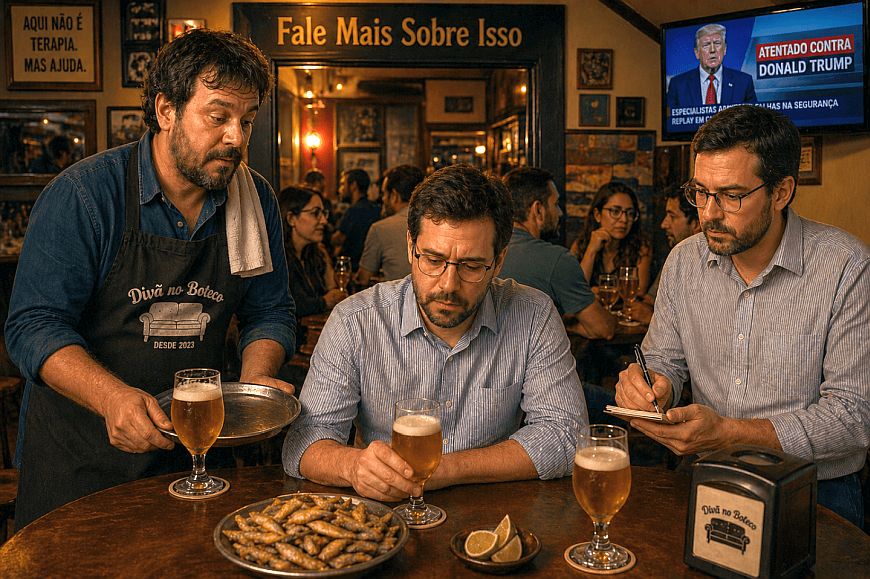 O silêncio que ficou na mesa